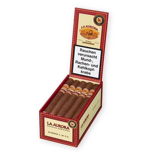 LA AURORA 1987 Zigarren Conneticut Cetros Kiste